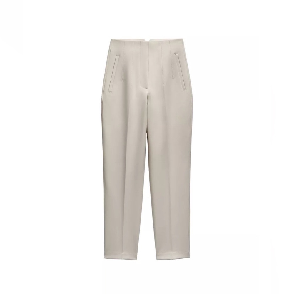 Zara Cream Women's Trousers
